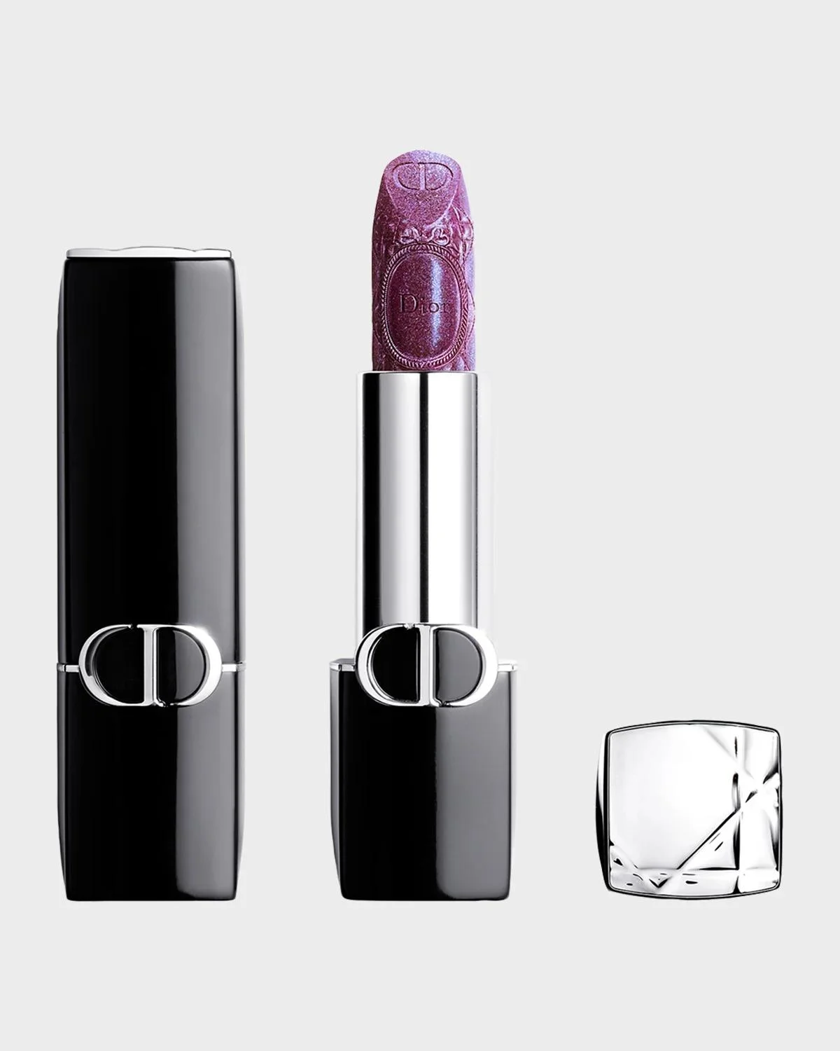 Limited Edition Rouge Dior Holiday 2026 Refillable Lipstick, 297 Glazed Violet - 1