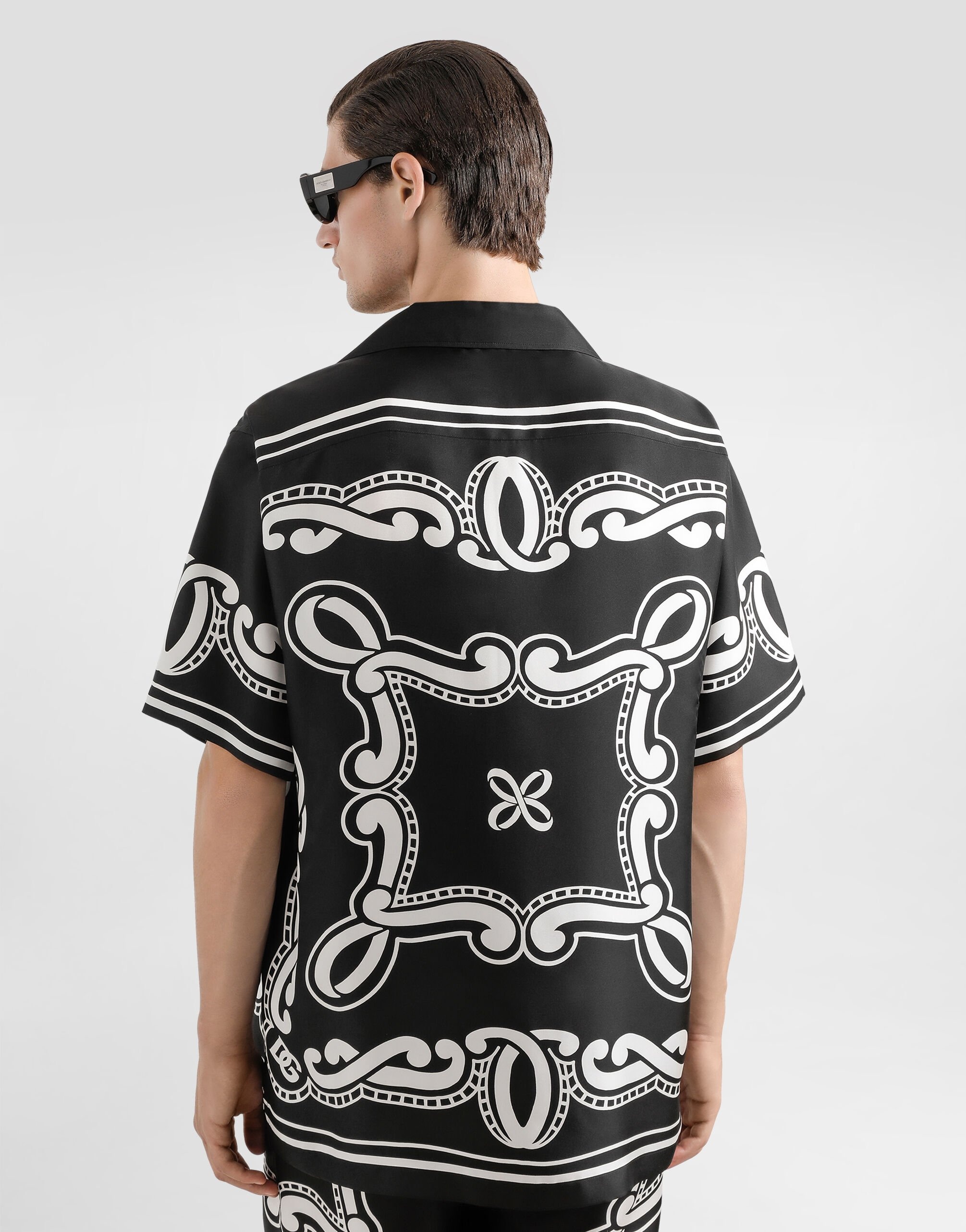 Silk shirt with bandanna print - 5