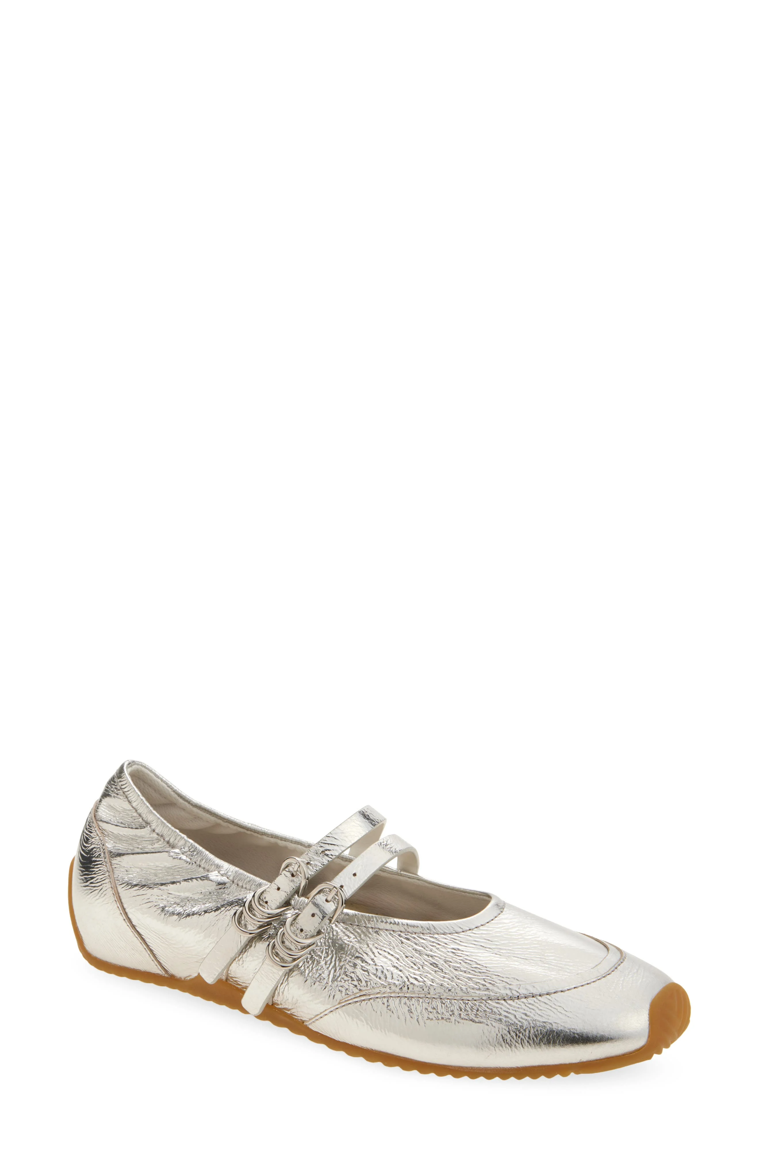 rag & bone Emilee Mary Jane Sneaker in Silvr at Nordstrom - 1