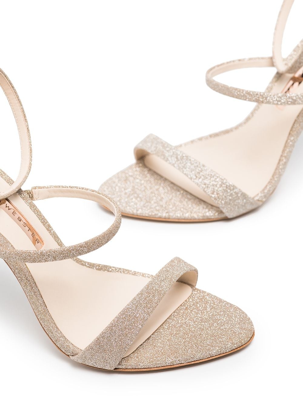 Rosalind 100mm leather sandals - 4