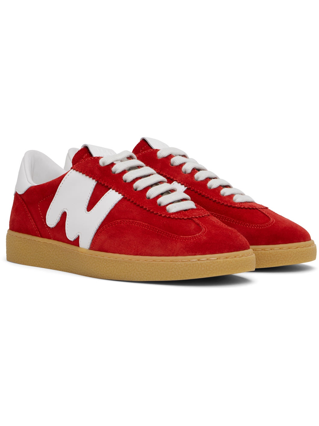 Red Retro Sneakers - 4