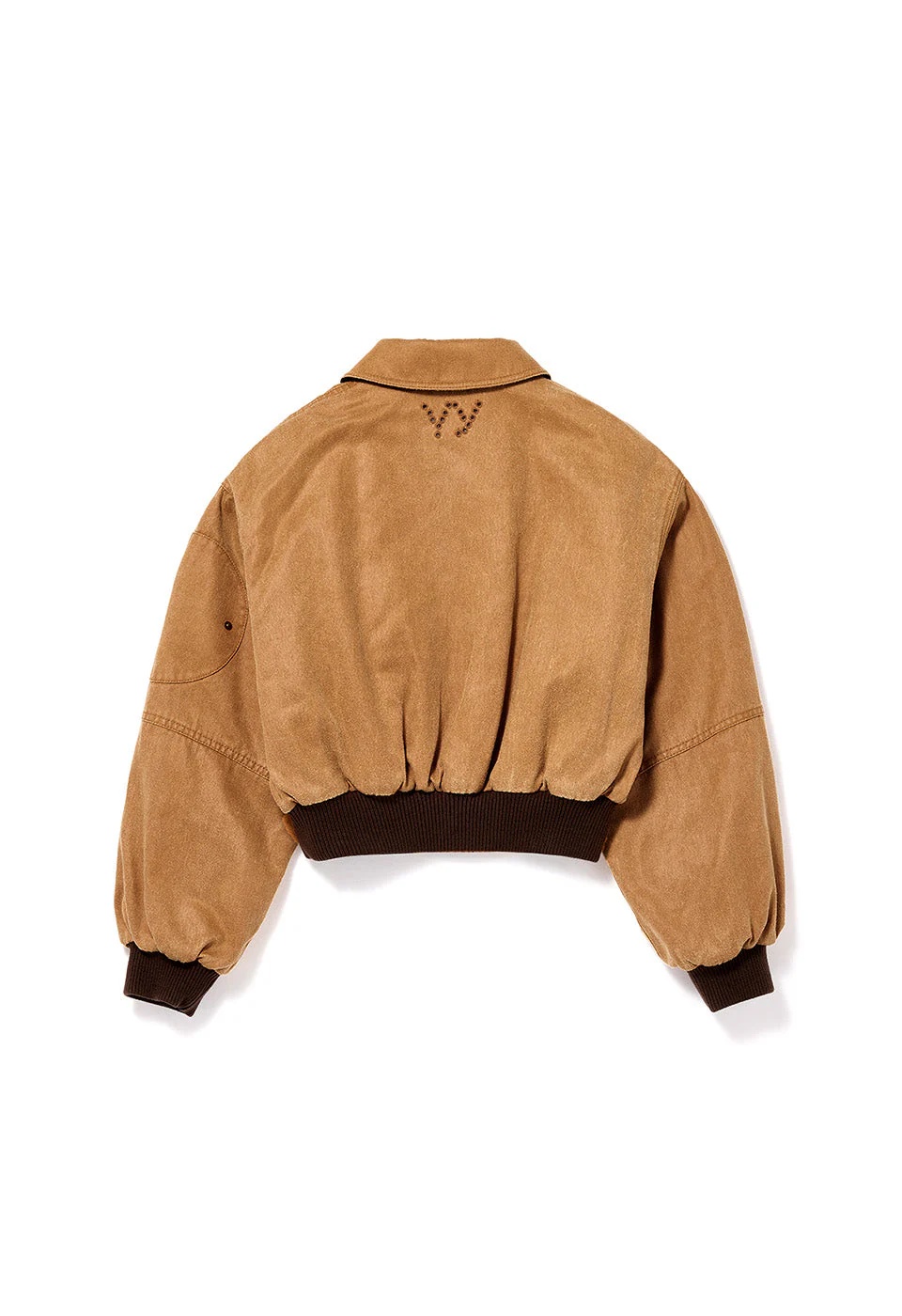 ブルゾン OPEN YY : 24FW / PAPER LIKE CROP BOMBER (2COLORS) OPEN YY Paper Like Crop Bomber | club21 | REVERSIBLE