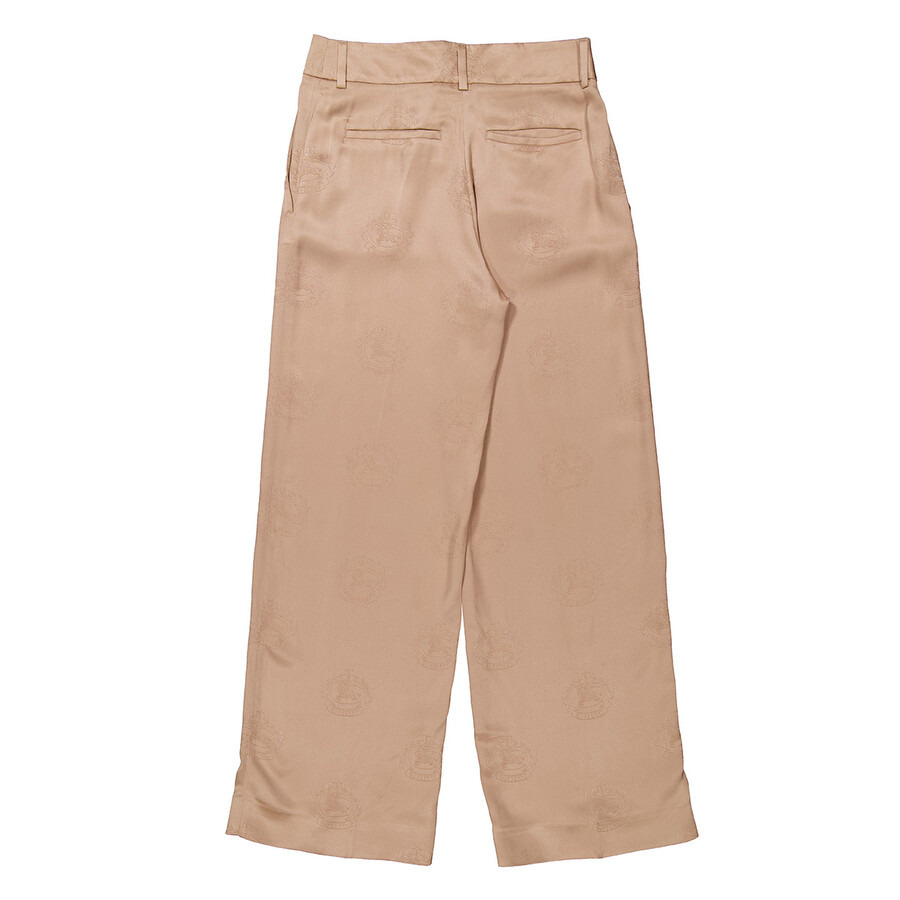 Burberry EKD Wide-Leg Silk Trousers - 2