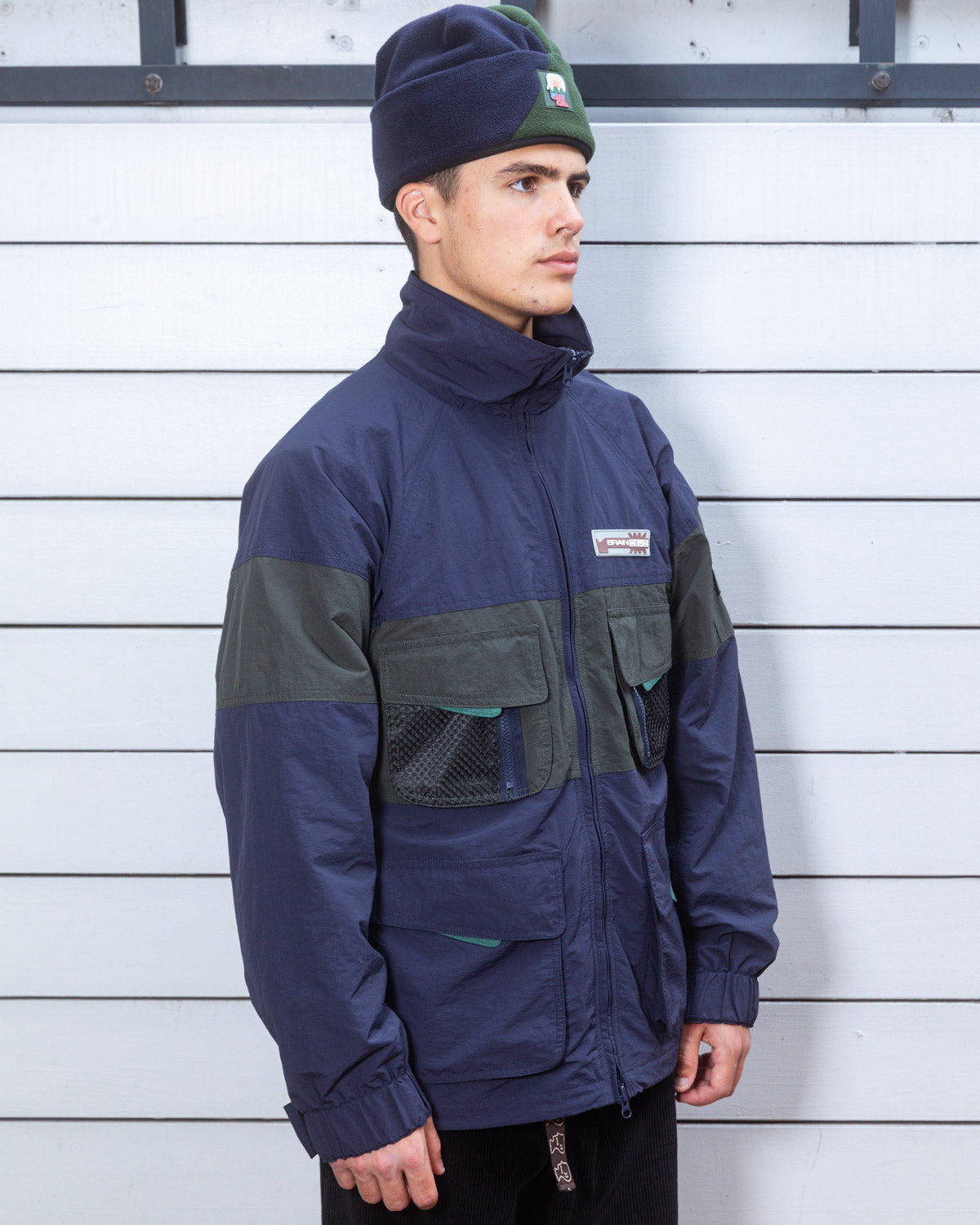 Paneled Snow Jacket - Navy - 11