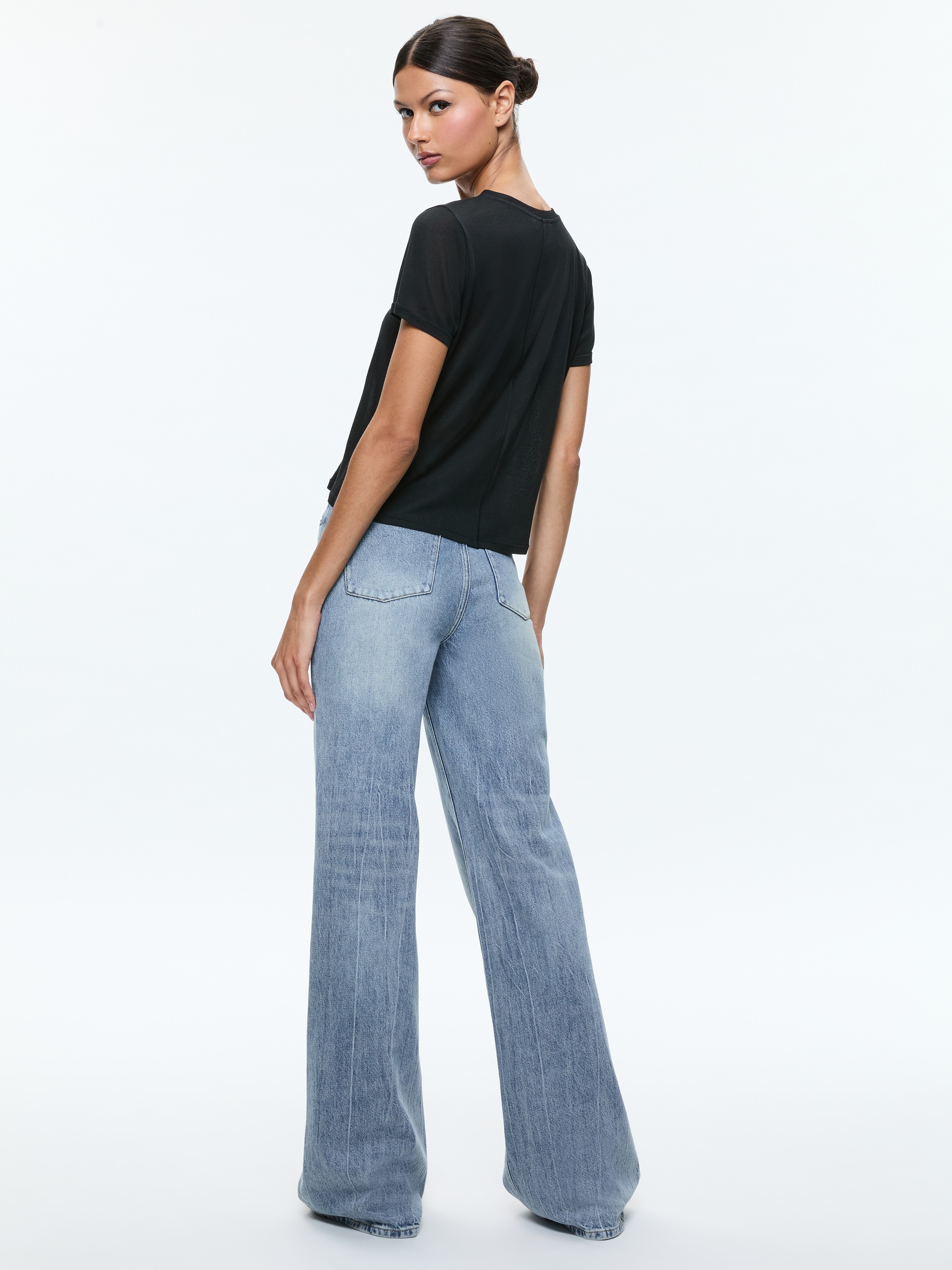 CINDY CLASSIC CROPPED TEE - 4