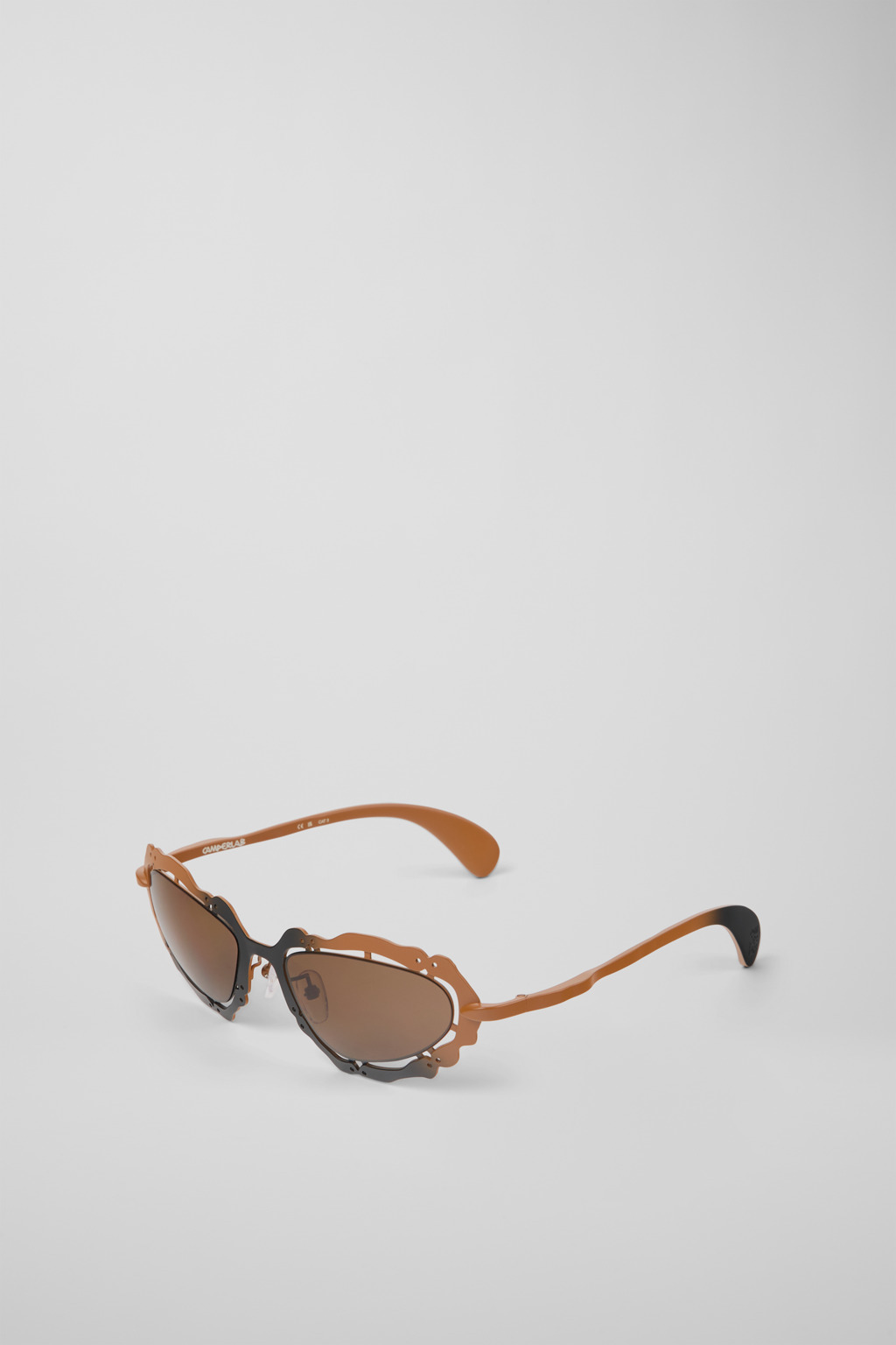 Black-terracotta NOPEA Metal Sunglasses - 3
