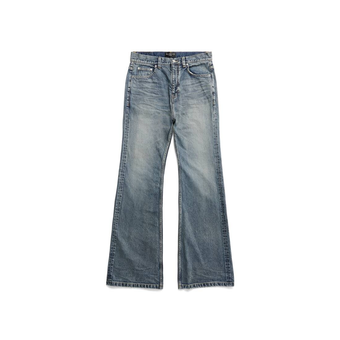 Women's Flared Pants in Light Blue - 1