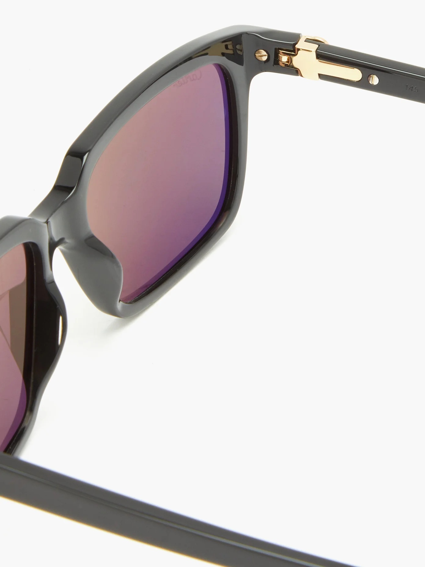 C Décor rectangular acetate sunglasses - 4