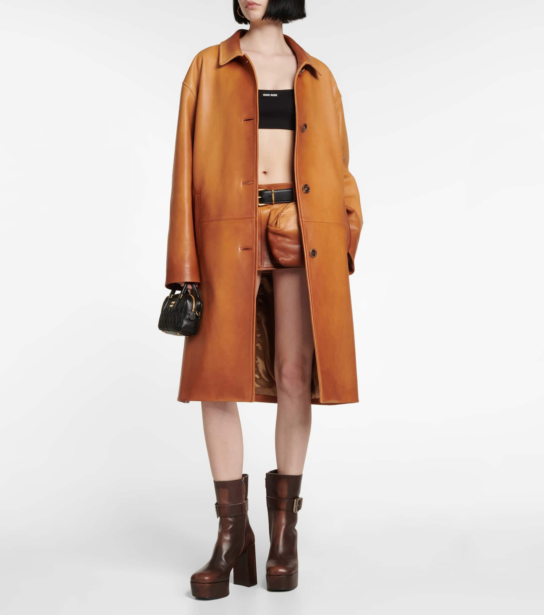 Leather coat - 2