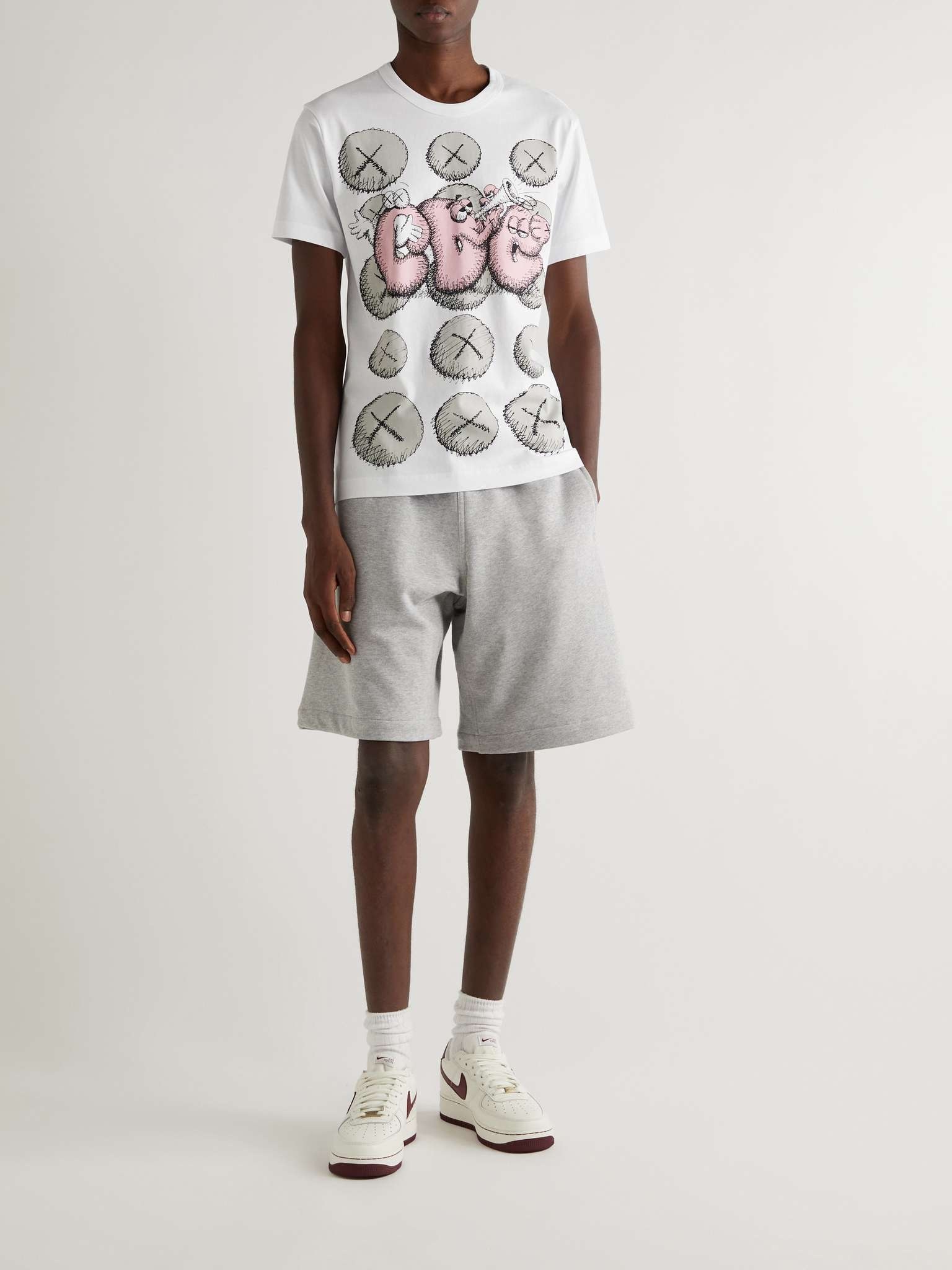 + KAWS Printed Cotton-Jersey T-Shirt - 2