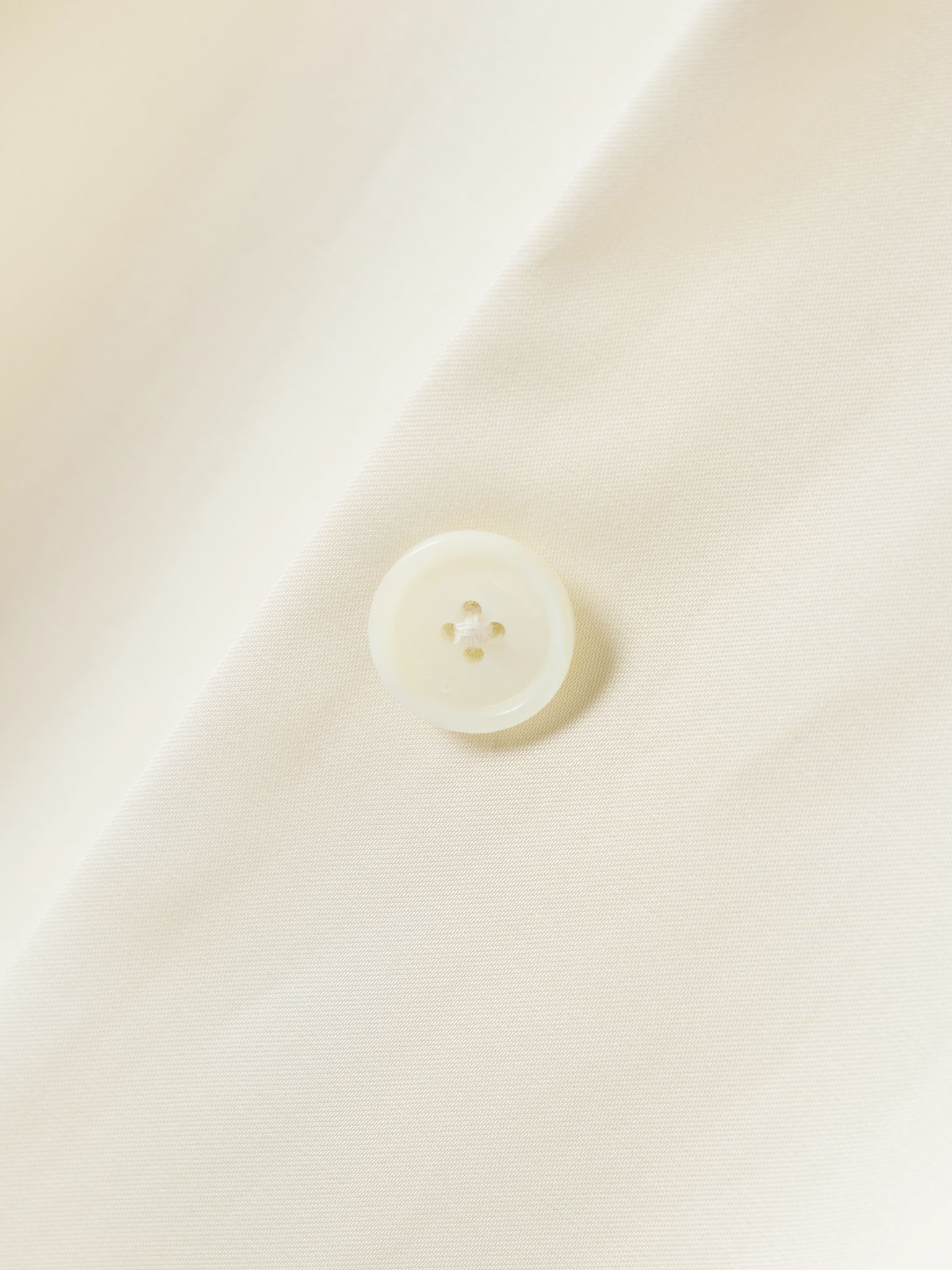 Silk coat Off-white - 5