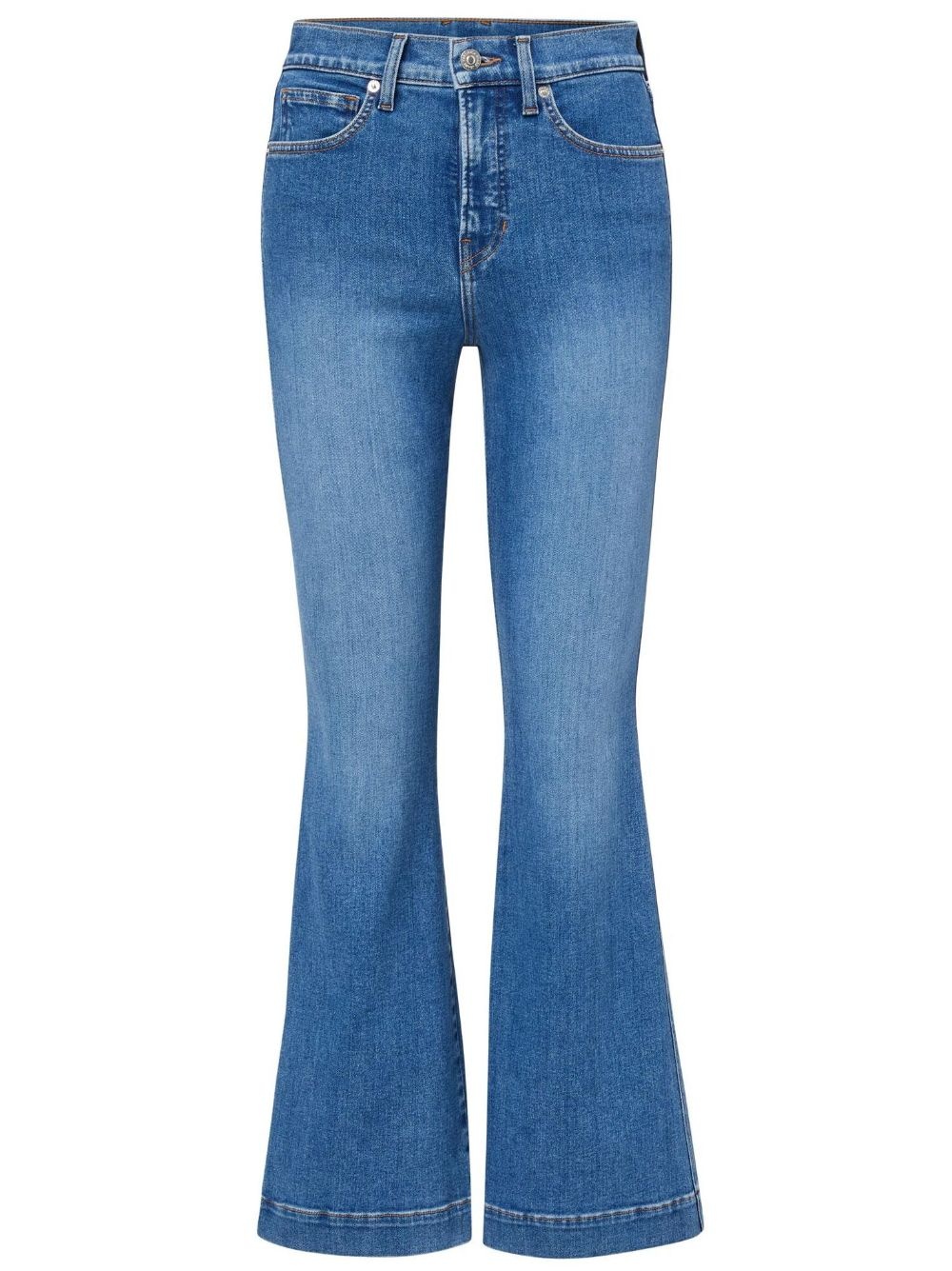 Carson high-waisted flared jeans - 1