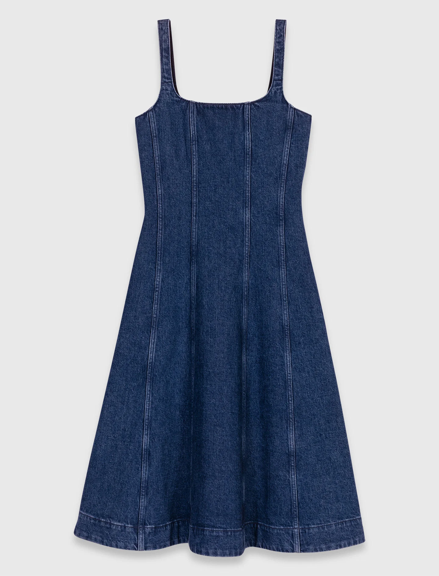 Midi denim dress - 1