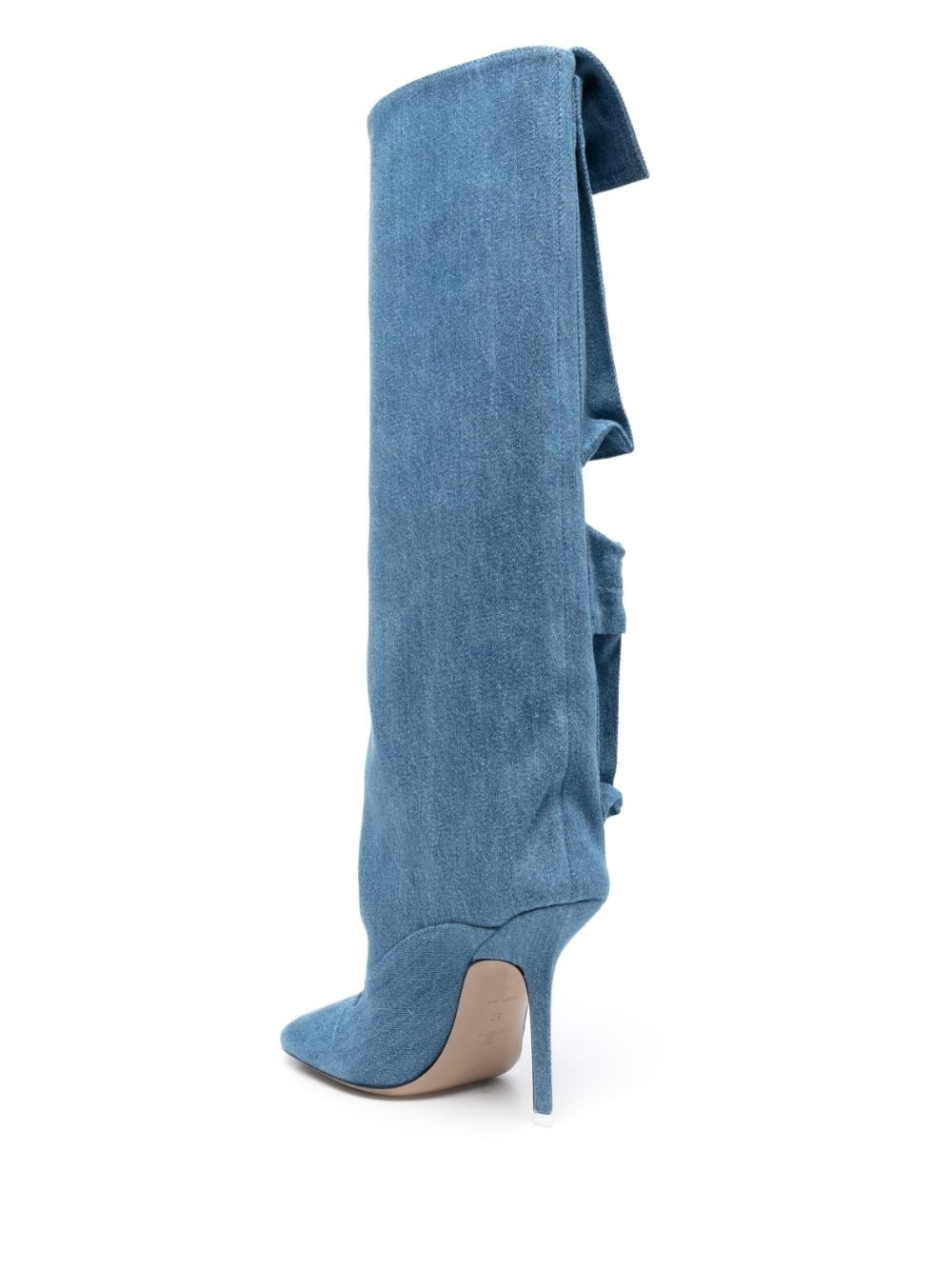 Sienna 105mm denim boots - 3