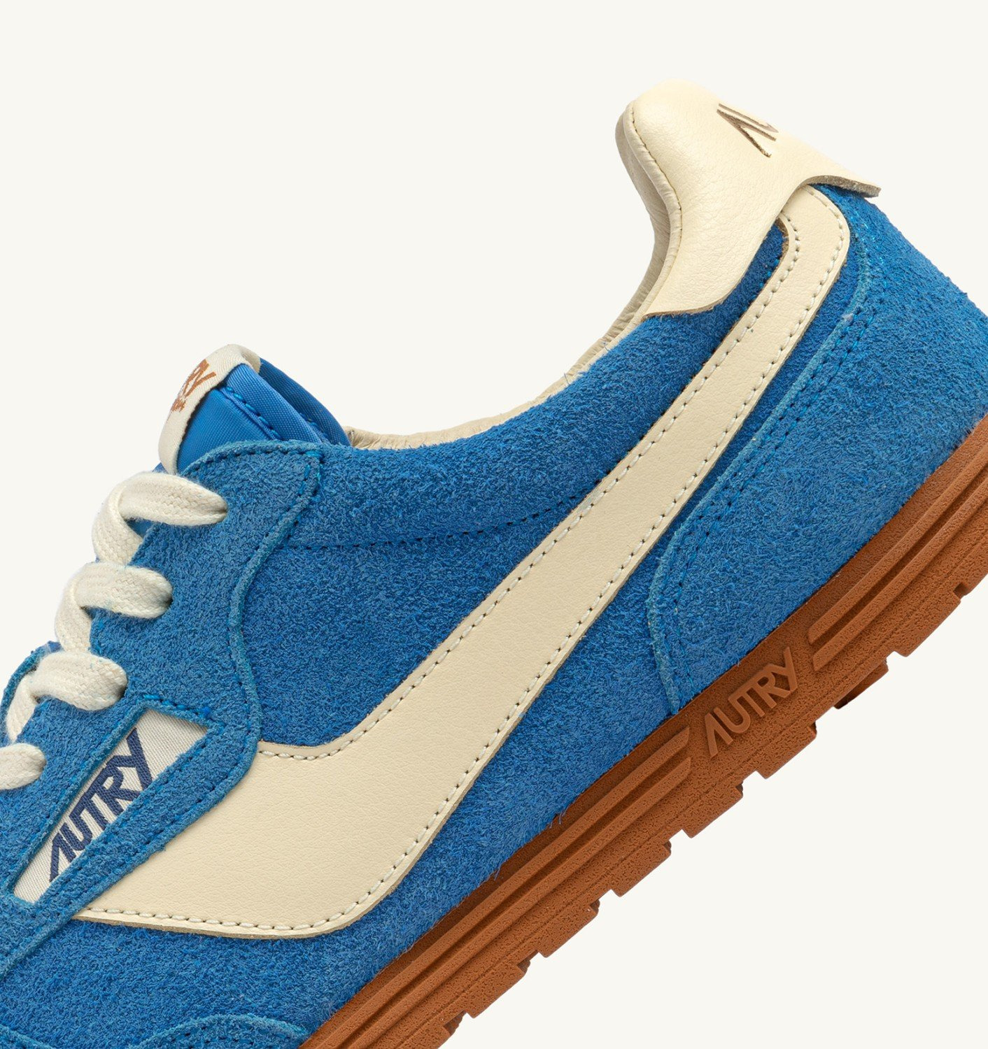 SNEAKERS WINDSPIN IN SUEDE AND LEATHER COLOR BLUE YATCH AND RUTABAGA - 5