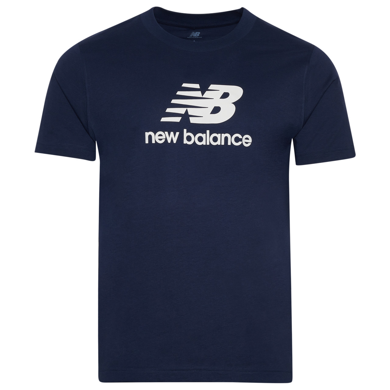 New Balance Mens New Balance Essential Stacked Logo T-Shirt - 1