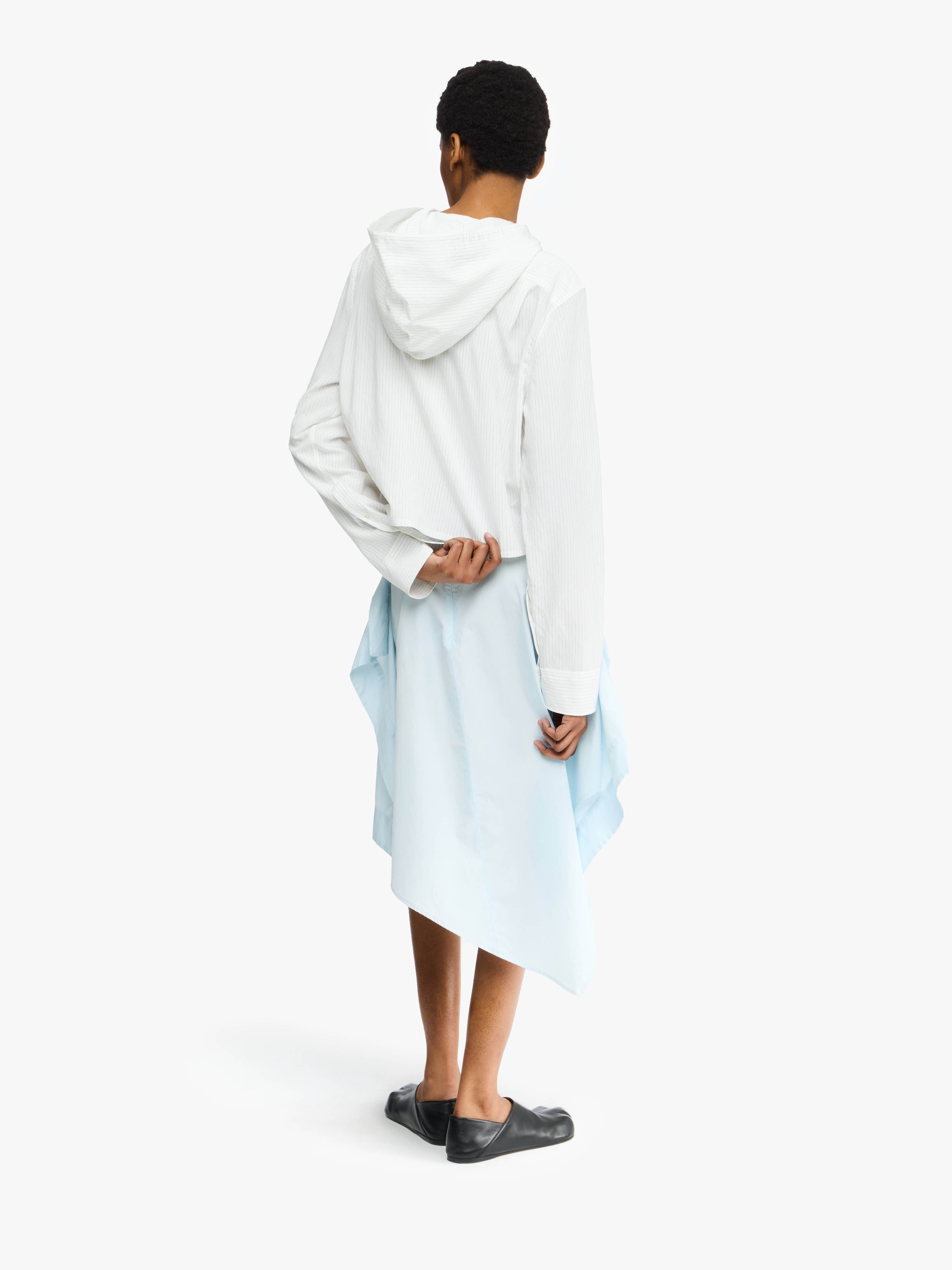 CROPPED HOODED SHIRT - 3