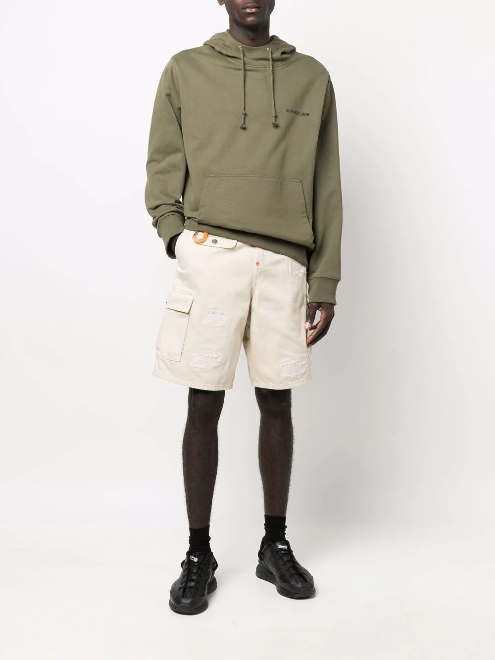 wide-leg cargo shorts - 2