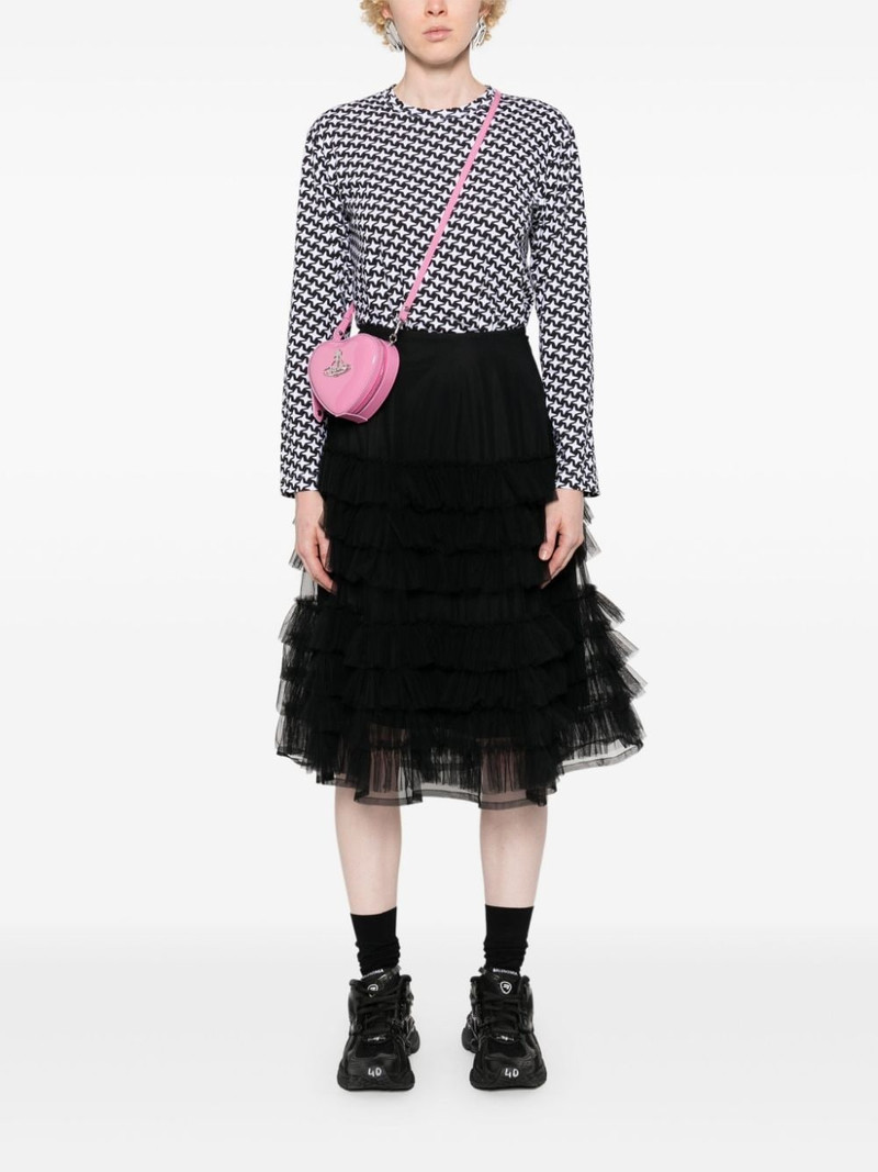 Comme des Garçons Comme des Garçons star-print cotton T-shirt outlook