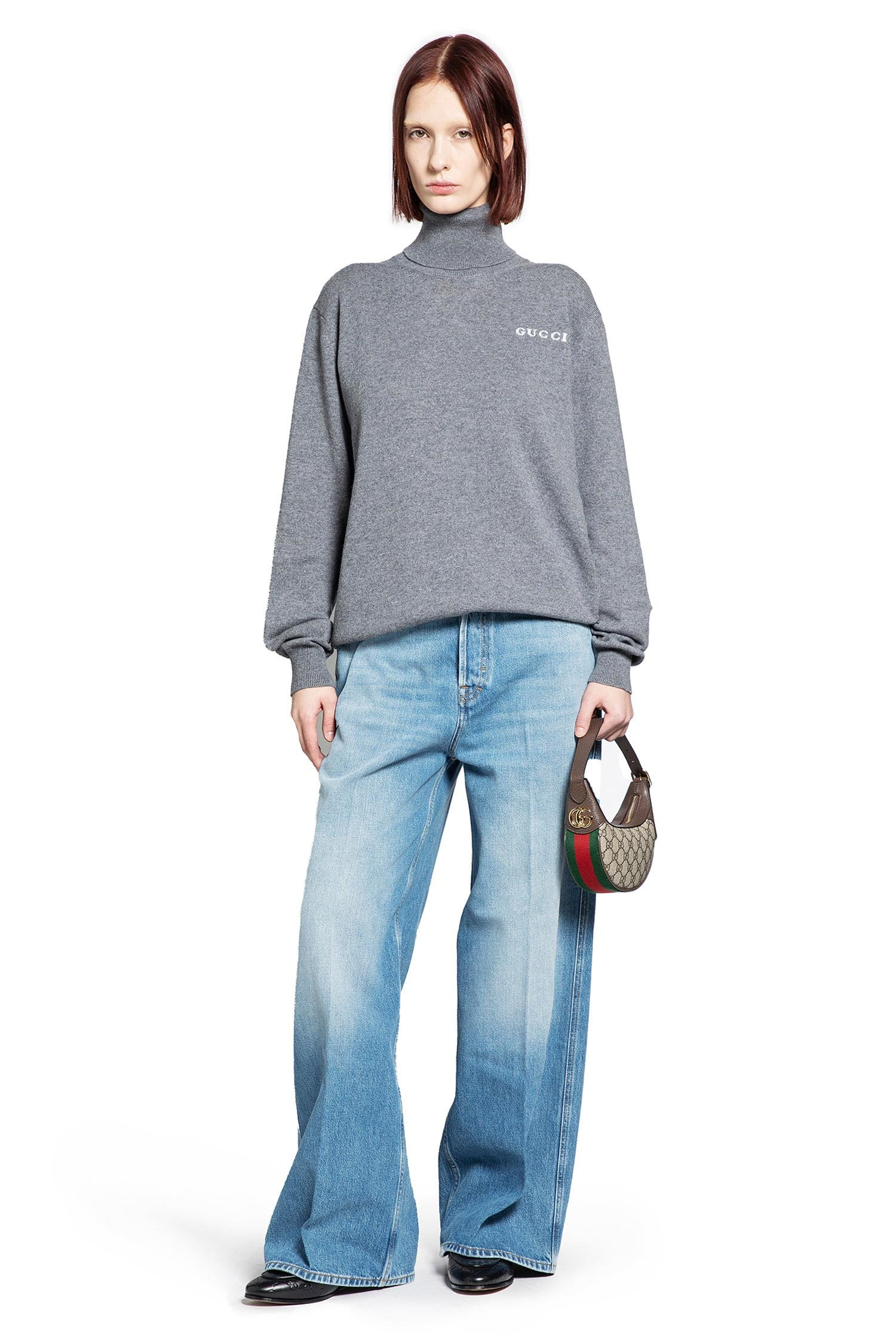 Cashmere Logo Turtleneck Sweater - 5