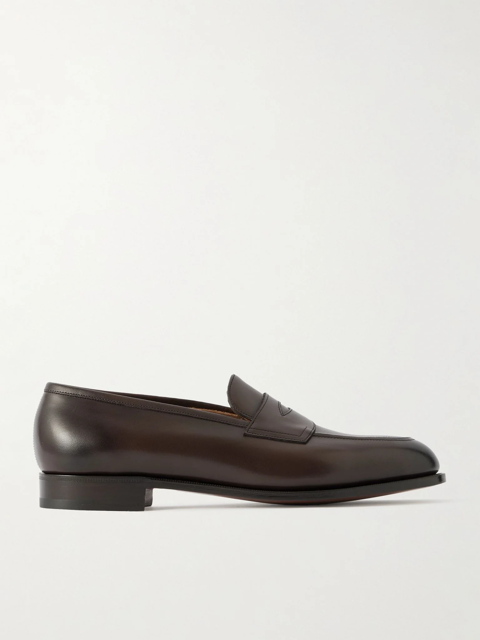 Piccadilly Leather Penny Loafers Dark brown - 1