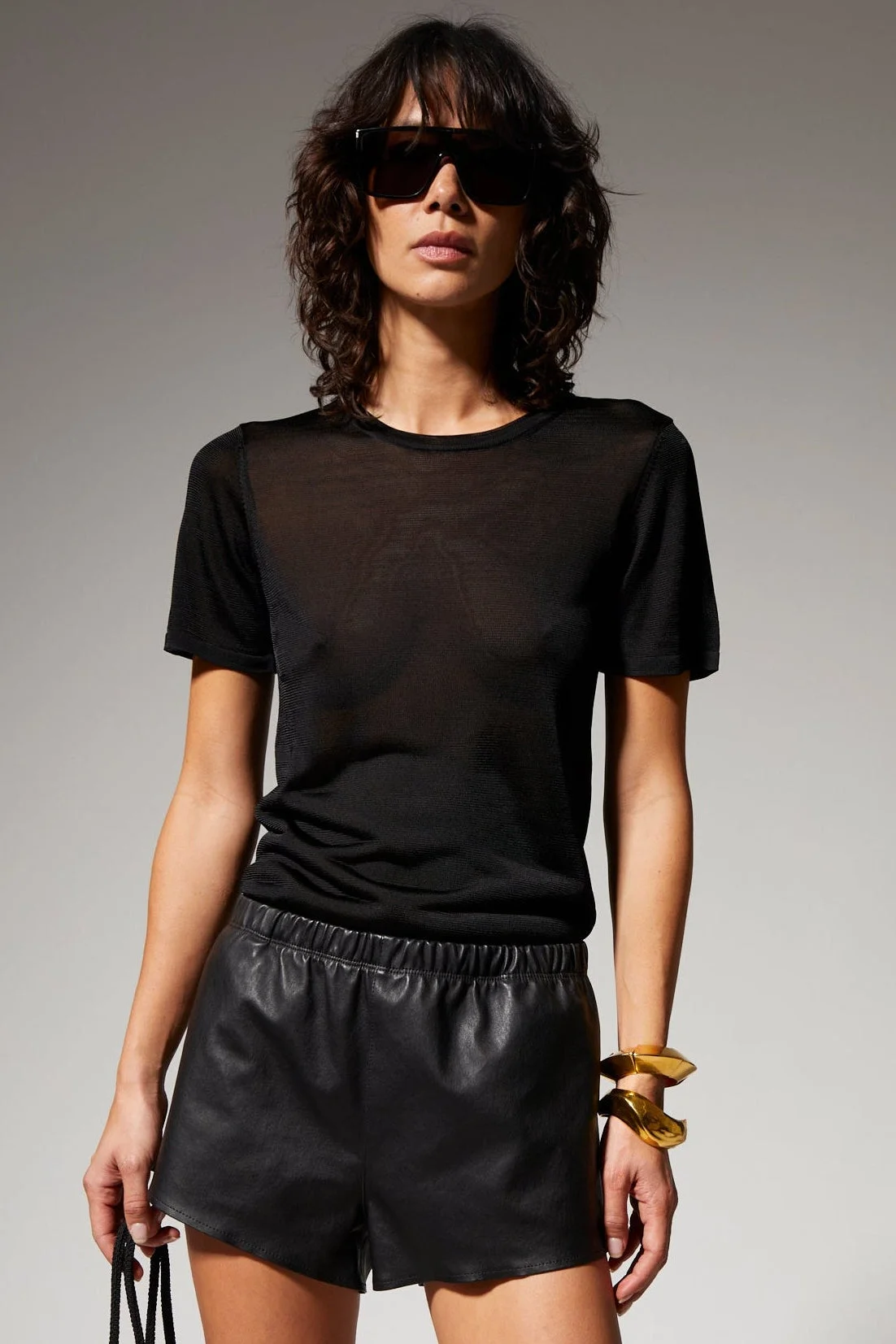 RAYON FRENCH TERRY CLASSIC TEE - 1