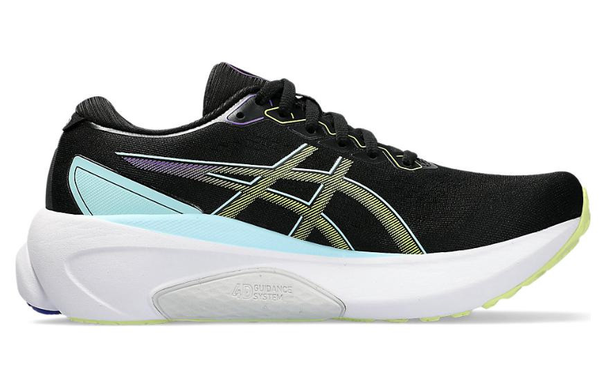 (WMNS) ASICS Gel Kayano 30 'Black Blue Glow Yellow' 1012B357-003 - 2