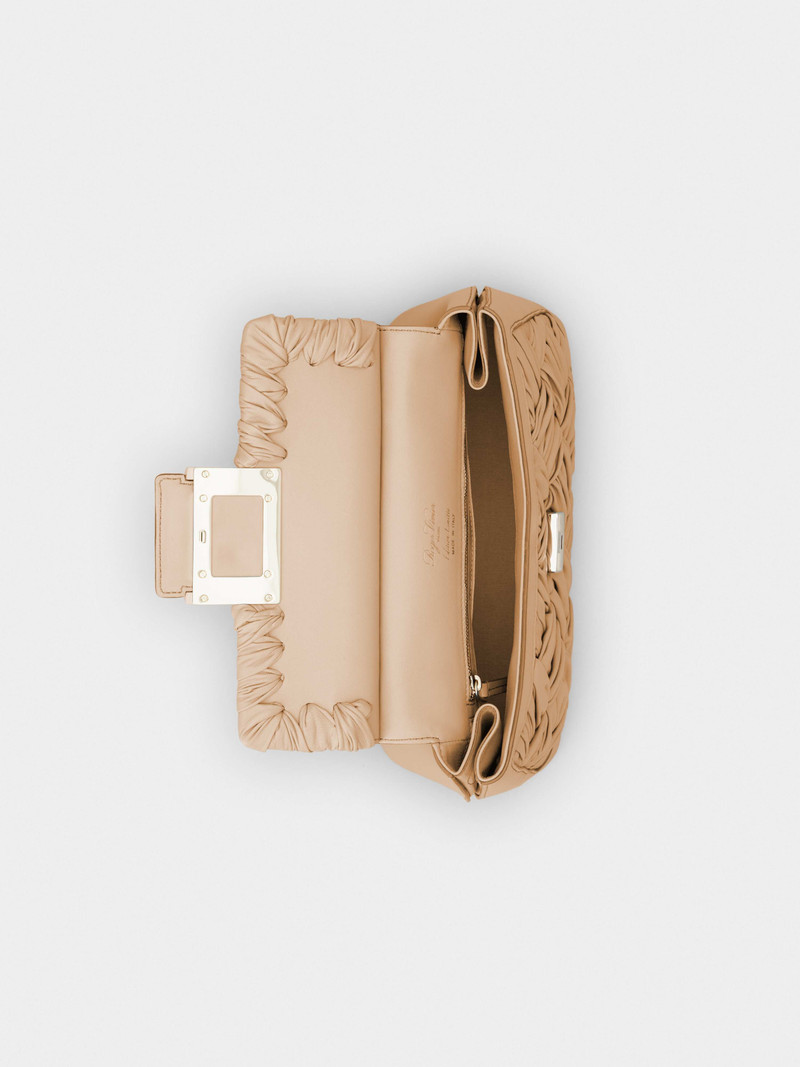 Viv' Cabas Foulard Lacquered Buckle Bag in Soft Leather 6