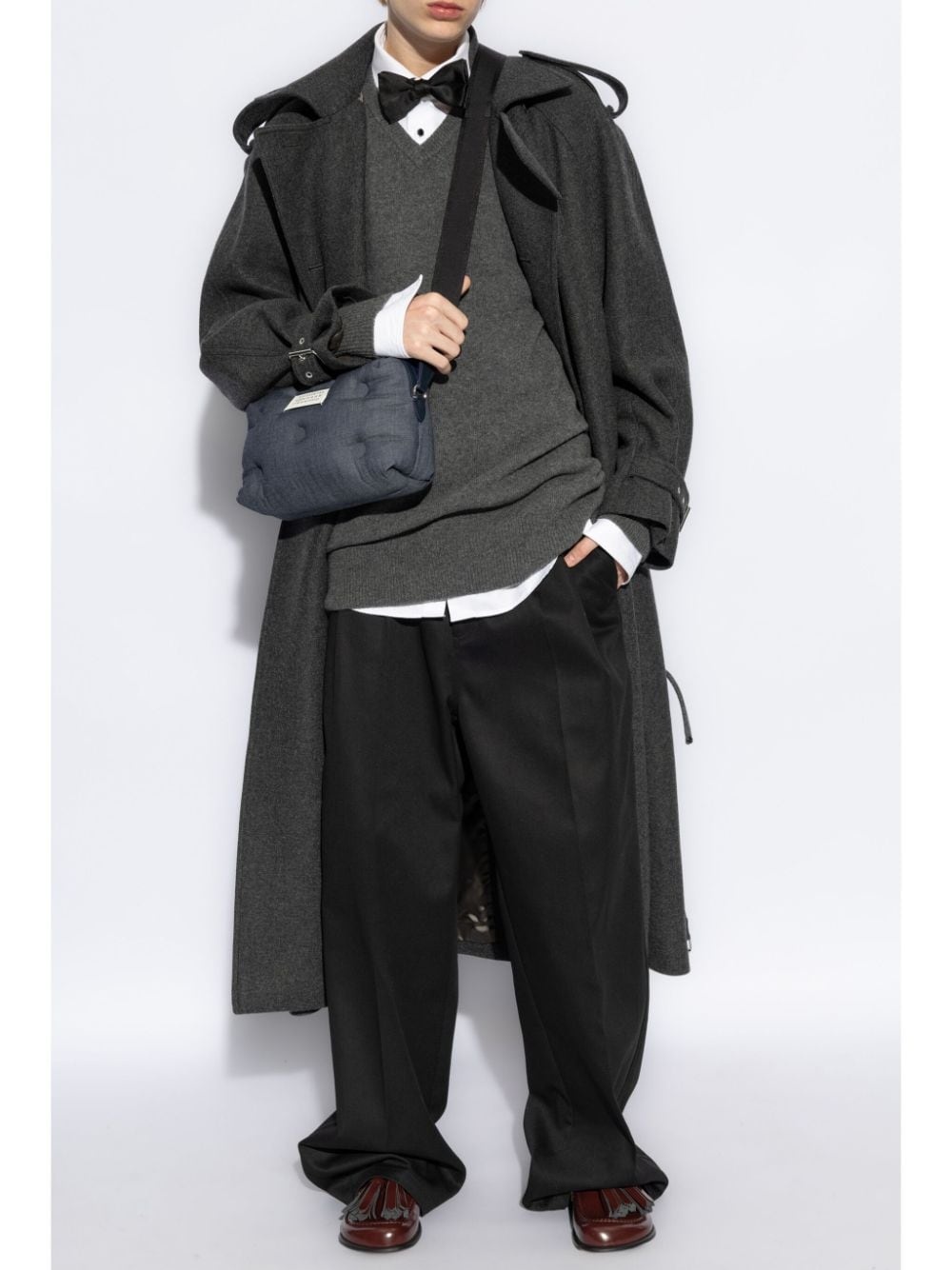 V-neck wool jumper - 2