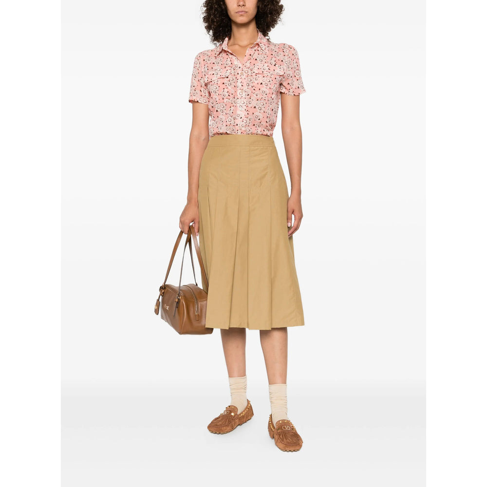 Prada Neutrals Skirts - Pleated Skirts Women - 2