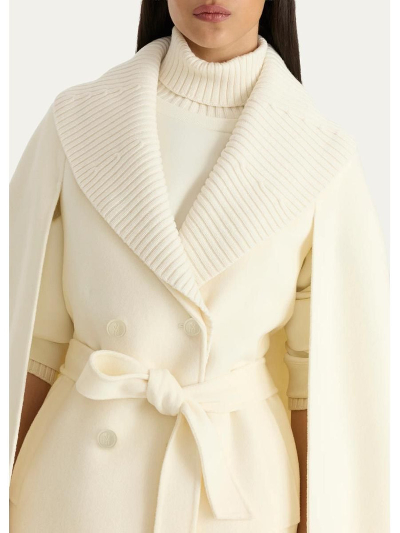 Susie-Z Double-Breasted Wool Cape 5