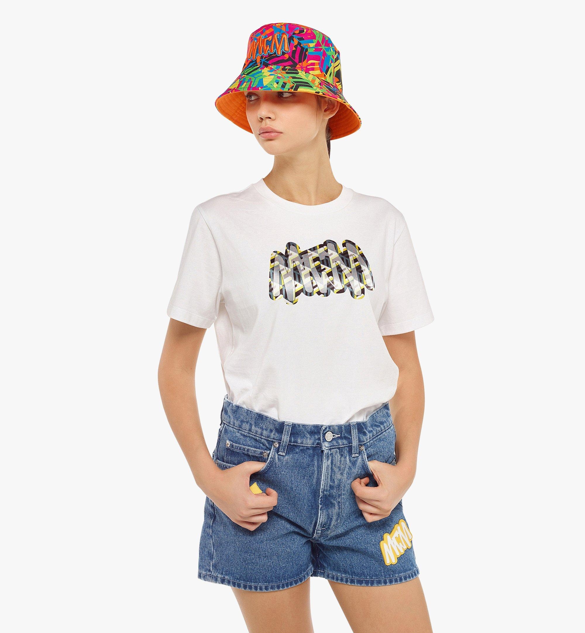 Reversible Cubic Camouflage Print Bucket Hat - 2