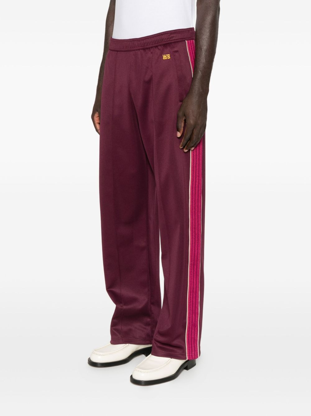 side-stripe track pants - 3