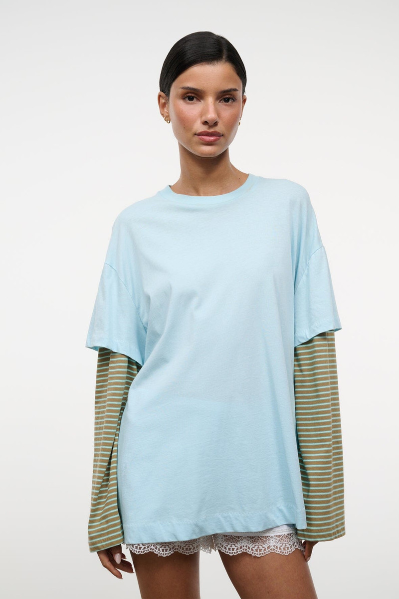 STAUD WILLIAM TEE CLARITY PORTO STRIPE 4