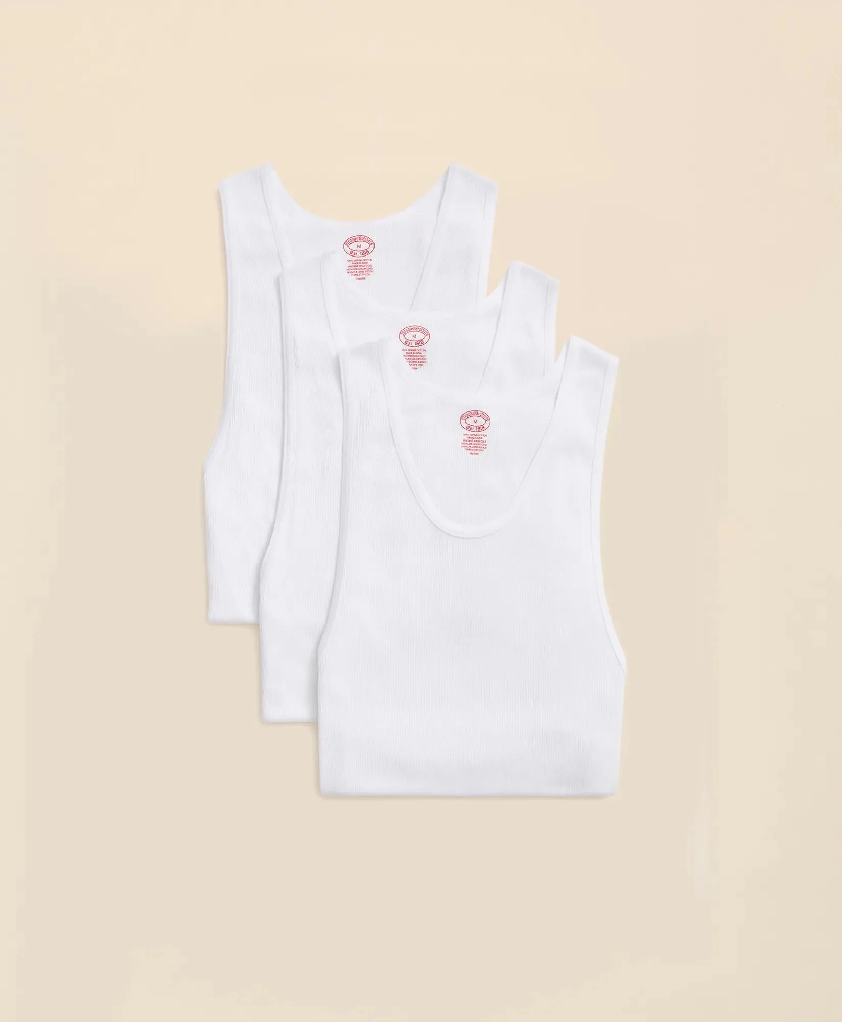 Supima® Cotton Athletic Undershirt-3 Pack - 1