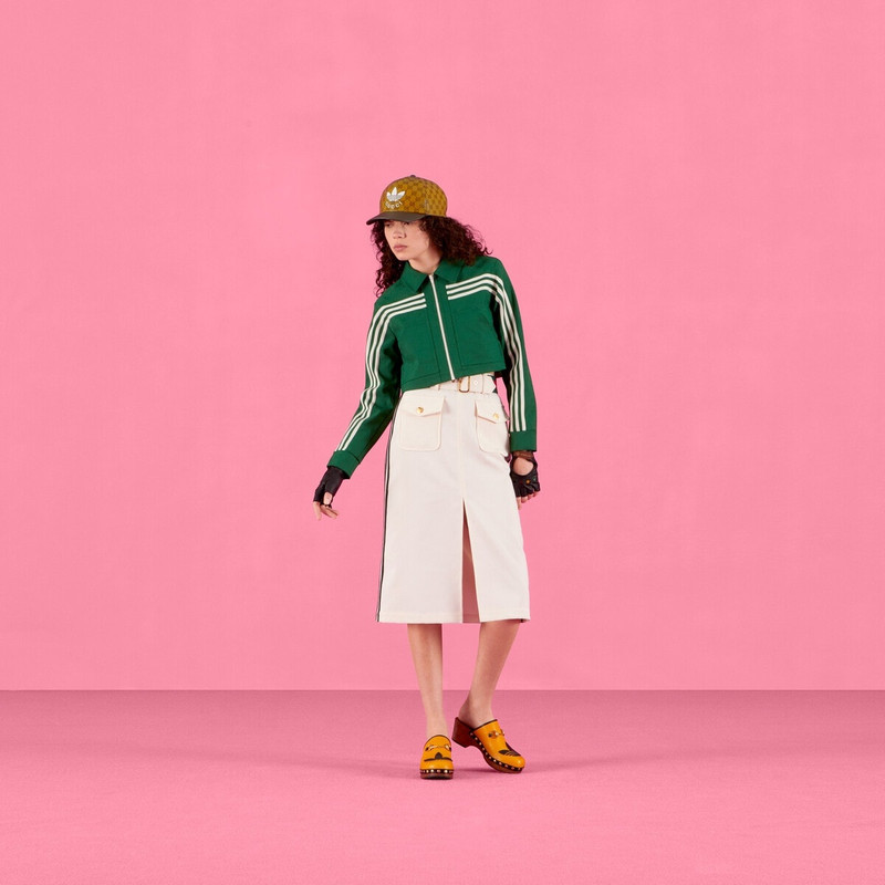 GUCCI adidas x Gucci jacquard jacket outlook