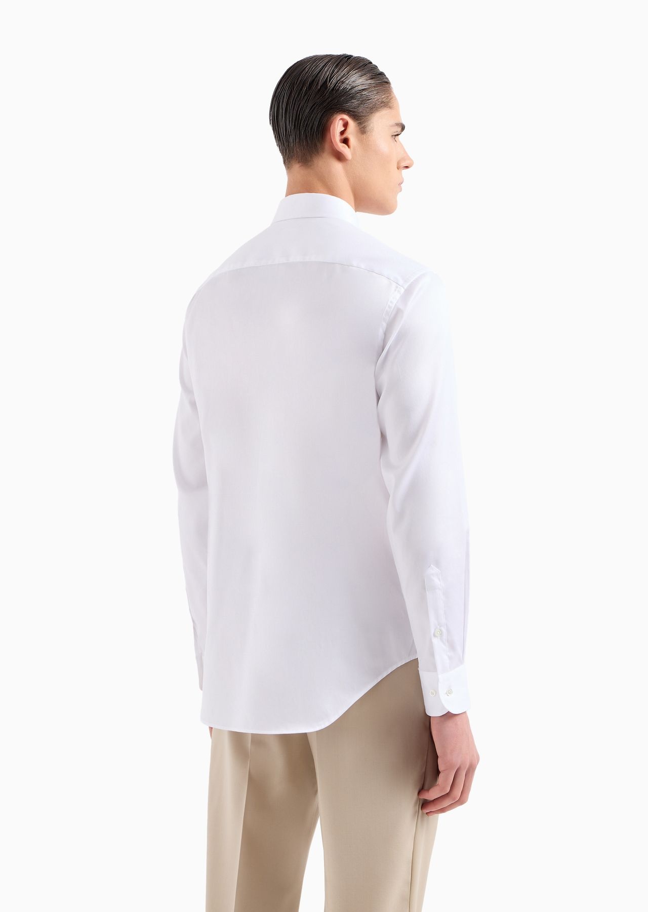 Non-iron stretch cotton shirt - 3