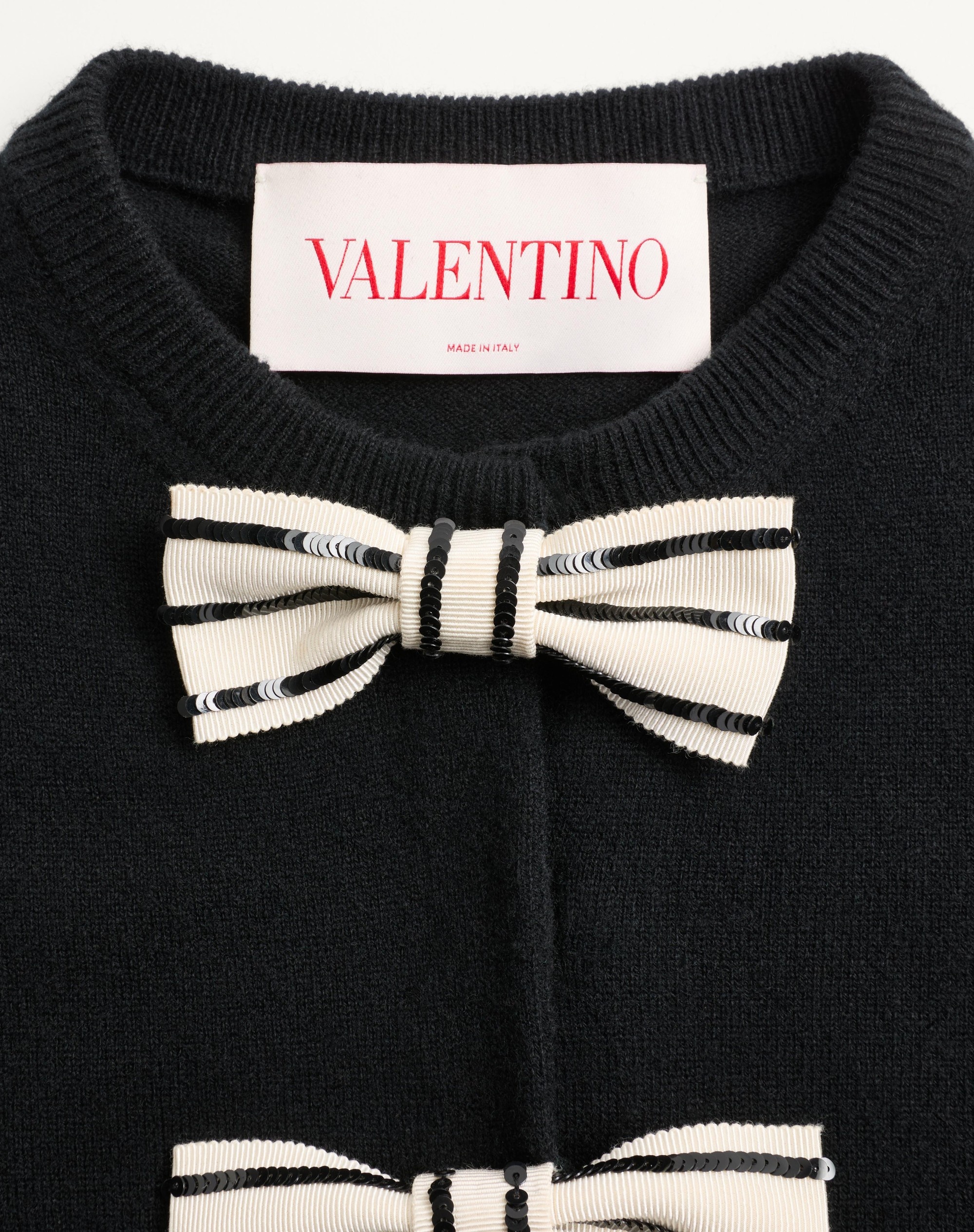 CARDIGAN WITH EMBROIDERED BOWS - 8