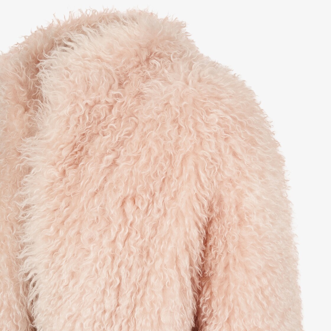 Pale pink mohair coat - 4