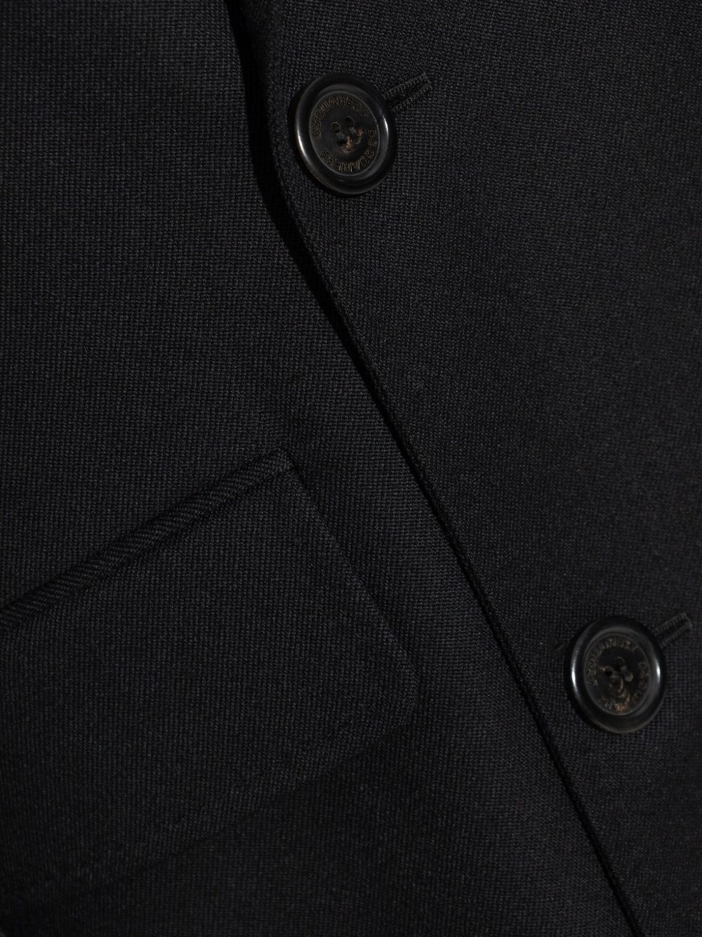 virgin wool double-breasted coat - 5