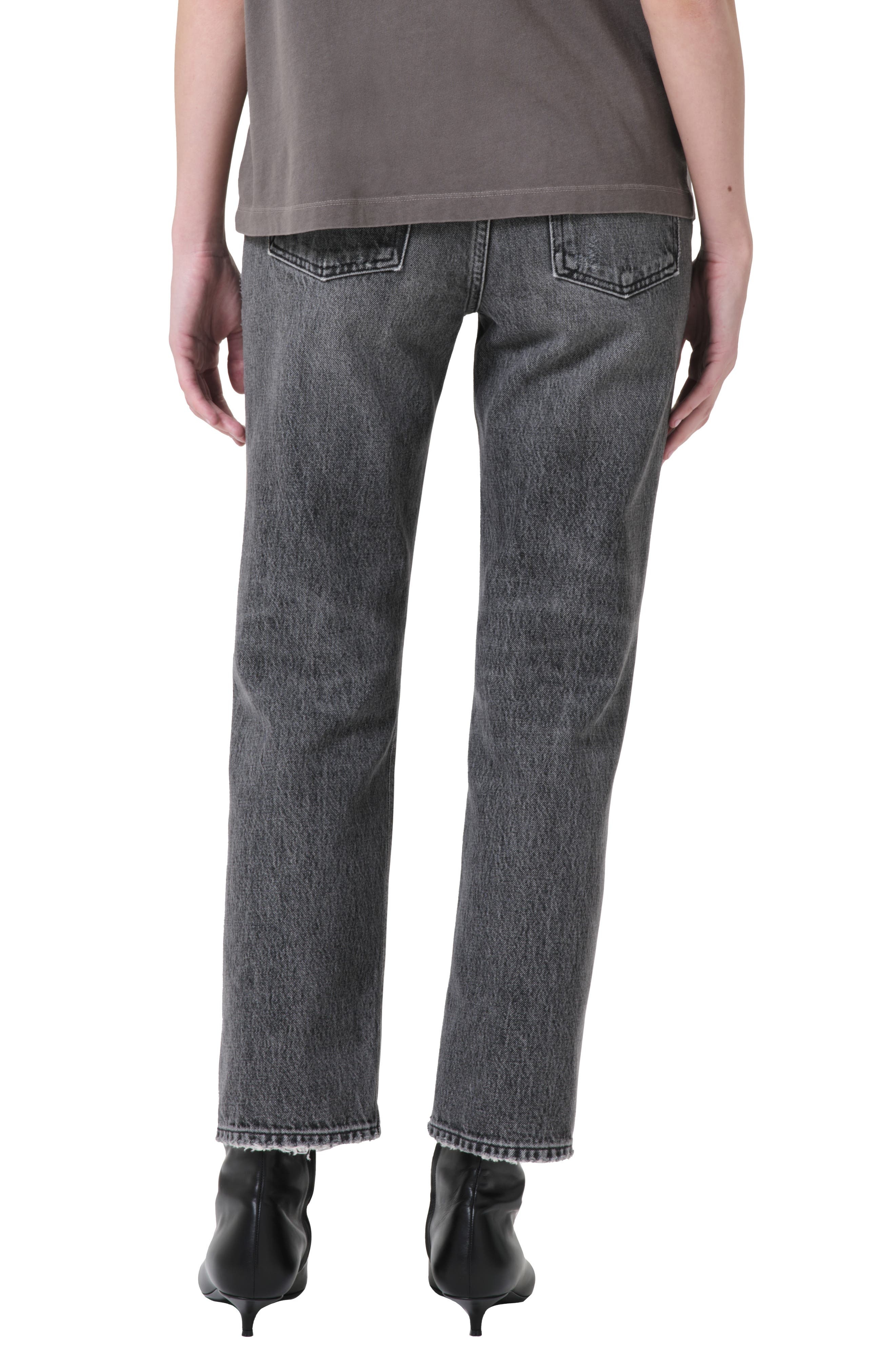 AGOLDE Valen High Waist Ankle Straight Leg Jeans in Spirit at Nordstrom - 2