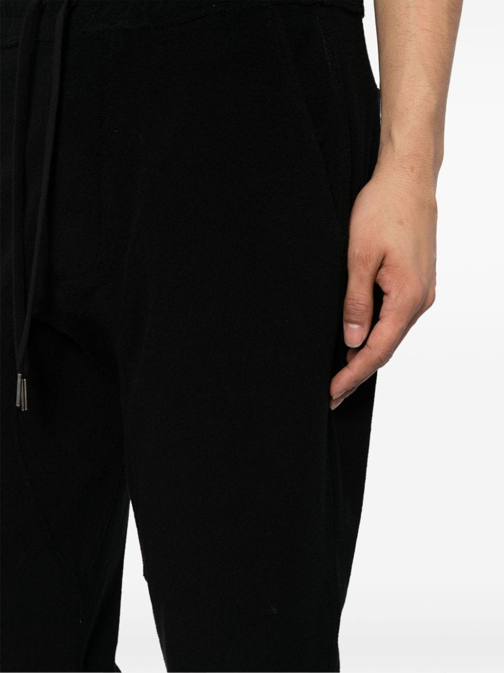 straight-leg cotton track pants - 5