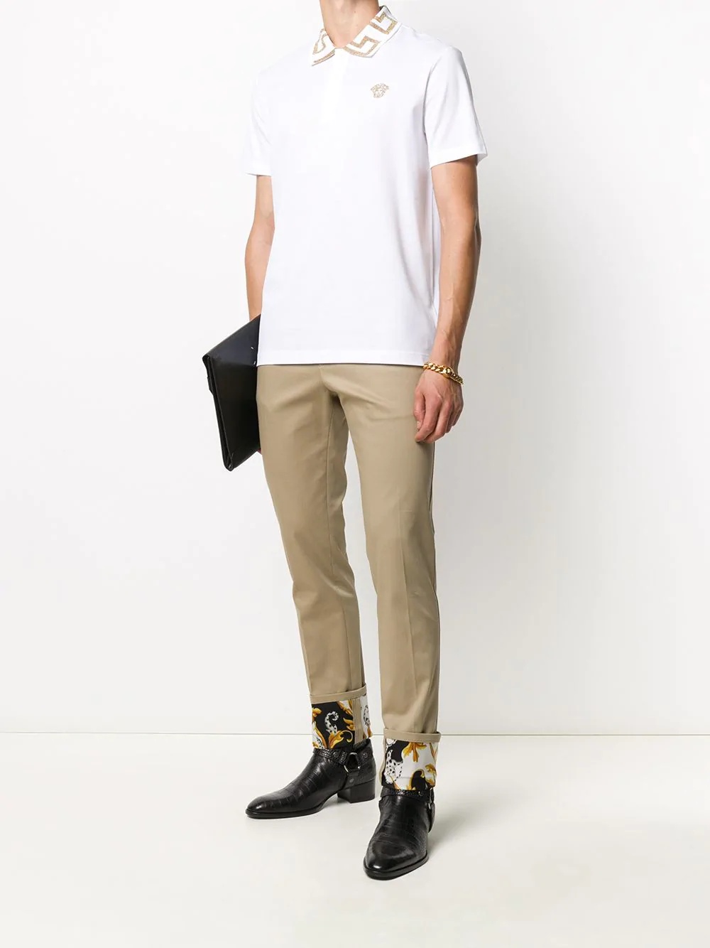 slim-fit chino trousers - 2