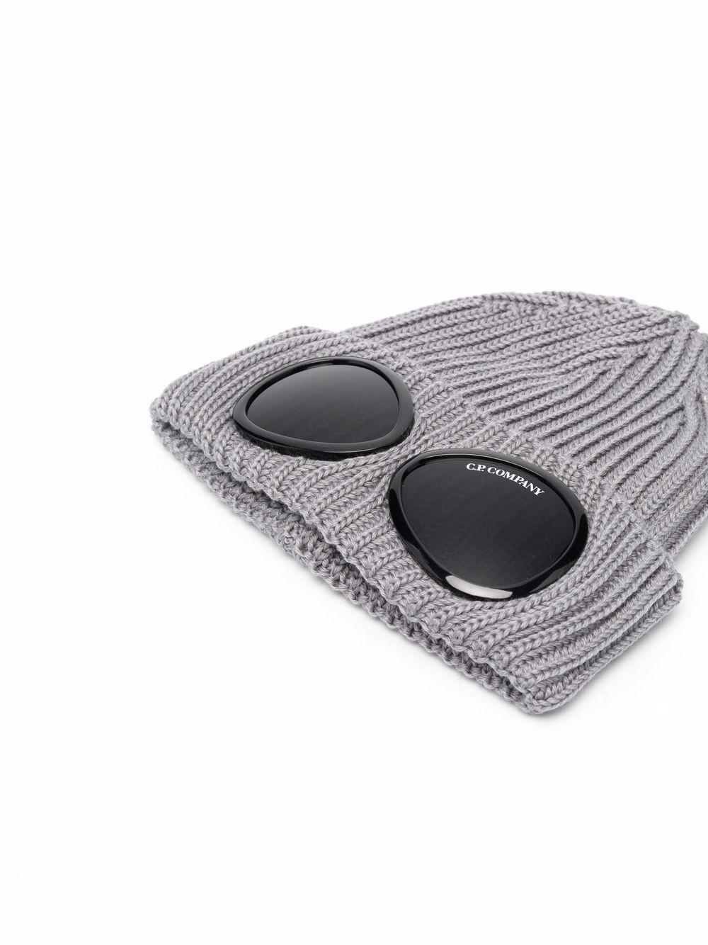 goggle-lens wool beanie - 2