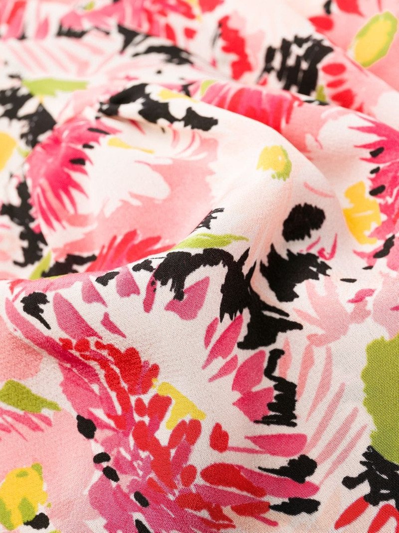 floral-print asymmetric dress 6