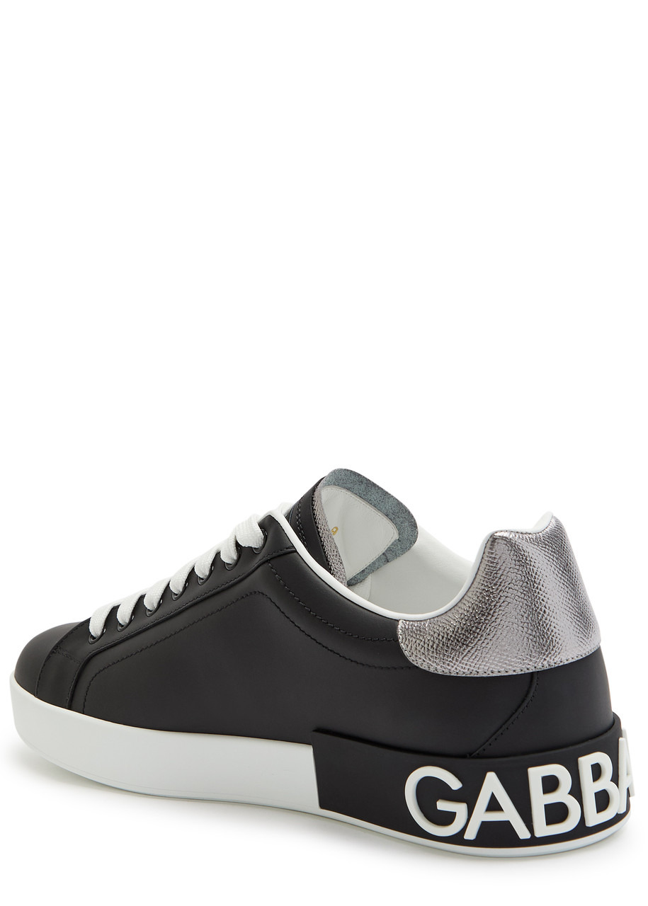 Dolce & Gabbana Portofino Panelled Leather Sneakers - 2