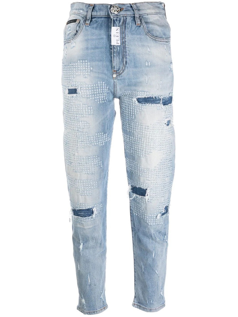 Distressed Mom jeans 1