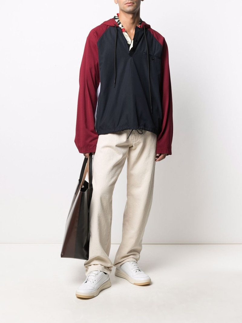 Marni colour-block panelled jacket outlook