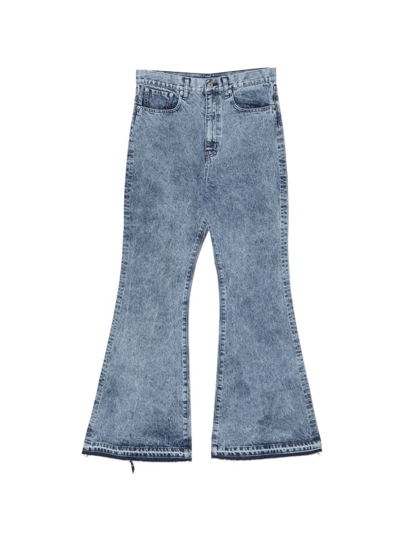 frayed-hem jeans 1