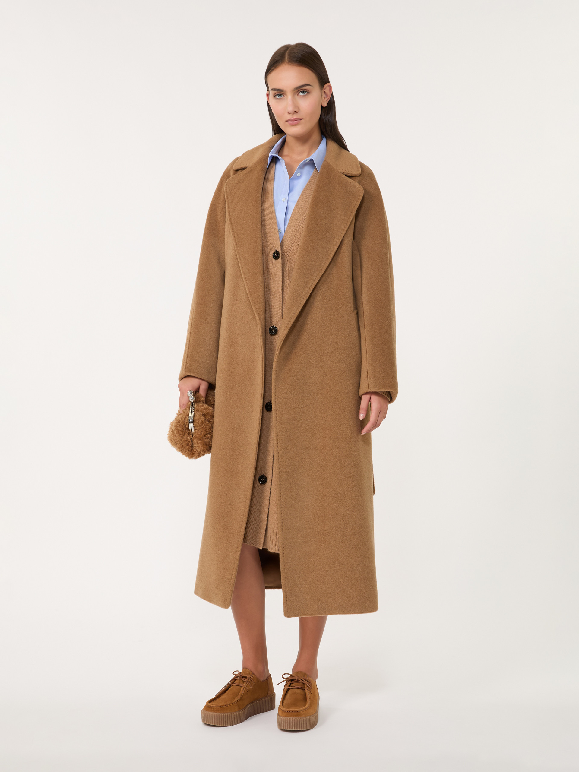 TEMPERA Long wool and alpaca coat - 2